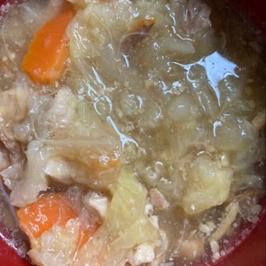 冷蔵庫のお掃除レシピ！　野菜をいっぱい食べるスープ
